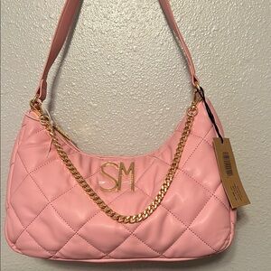 Steve Madden Pink Quilted Shoulder Bag